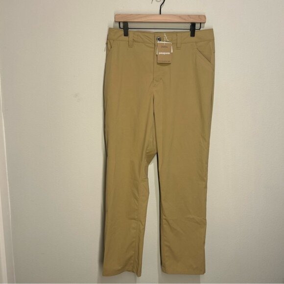 Patagonia Women’s Quandary Pants Size 10 Classic Tan – 30" Inseam – UPF 40+ NWT - Picture 1 of 5